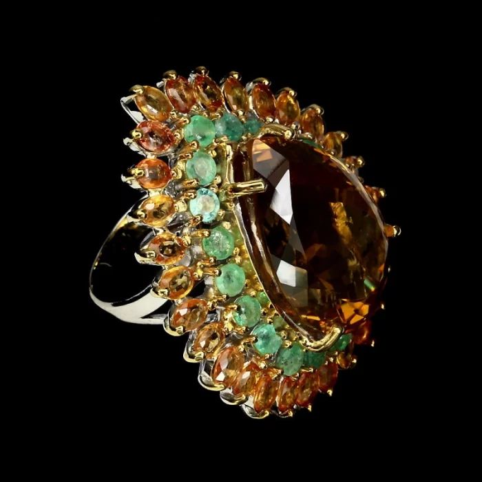 Incroyable bague de cocktail