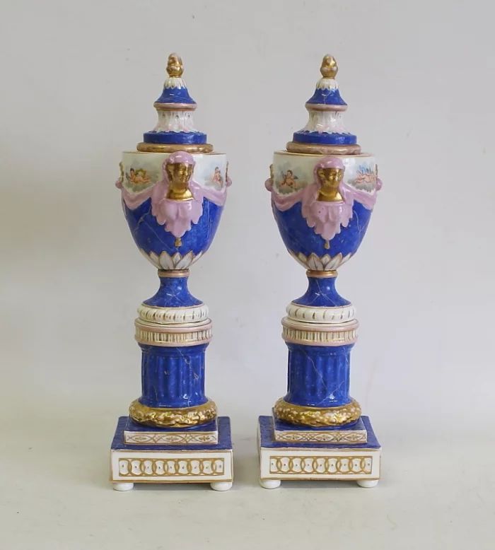 A pair of vases