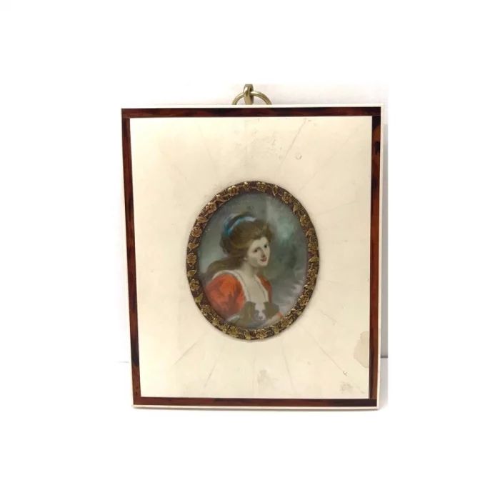Portrait miniature "Lady Hamilton" 