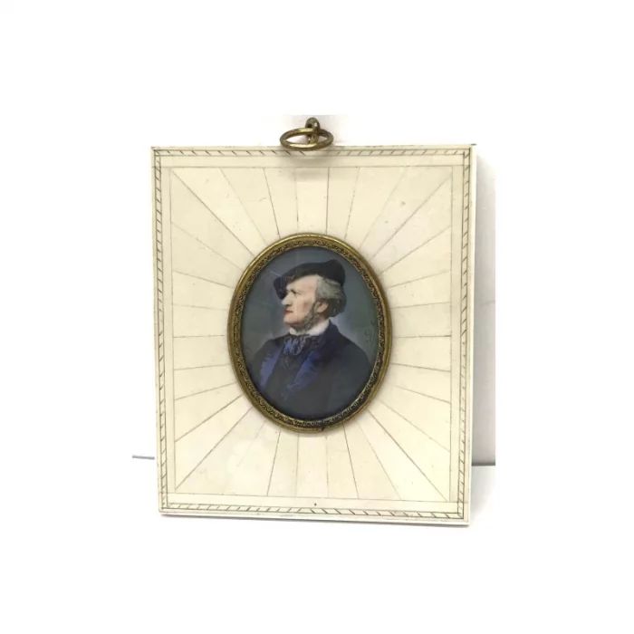 Portrait miniature "Richard Wagner" 