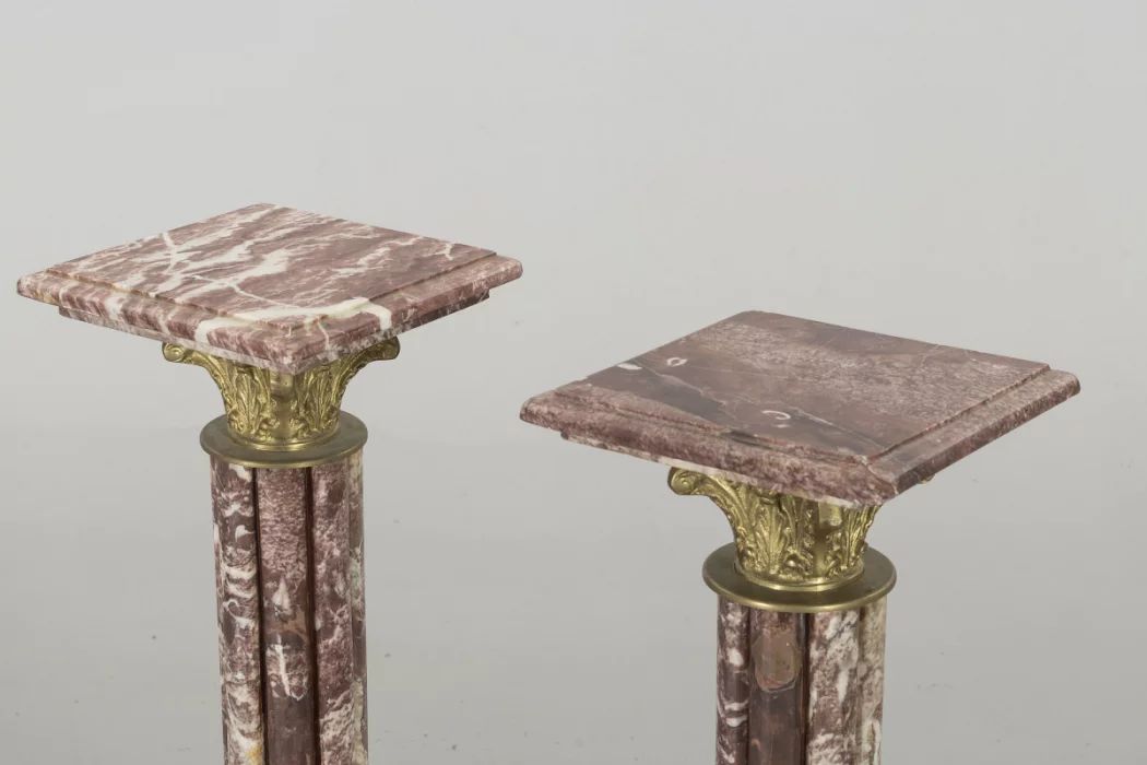 Pair of marble columns