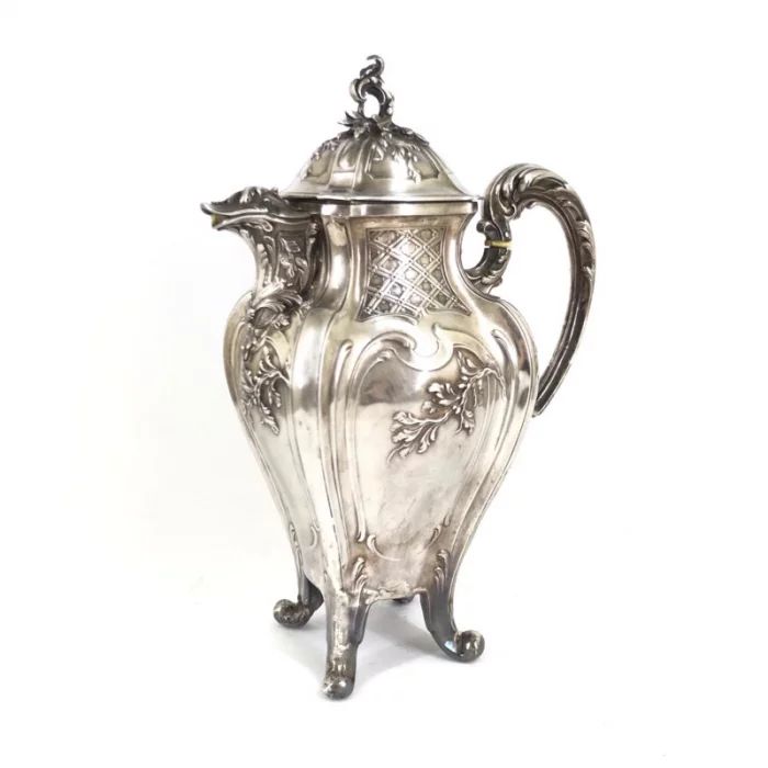 Silver teapot