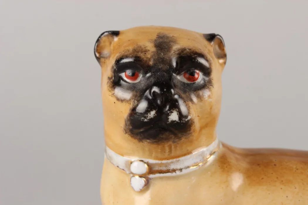 Porcelain figurine "Pug"