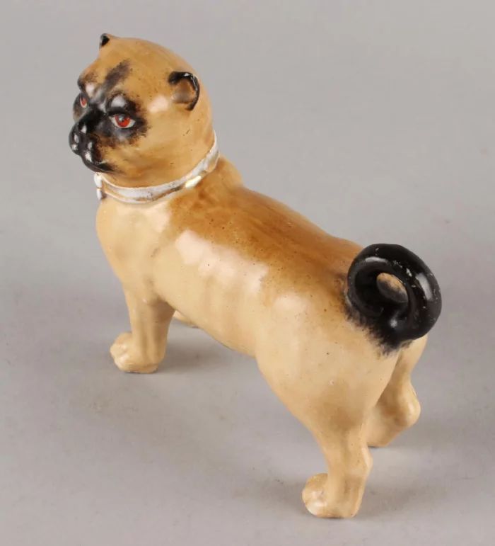 Porcelain figurine "Pug"