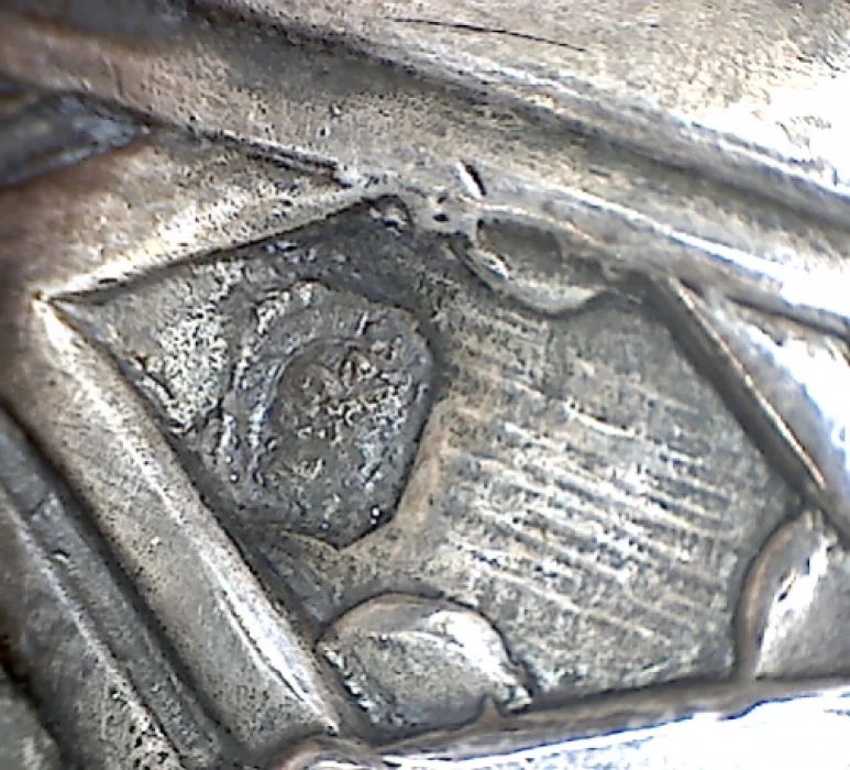 Silver teapot