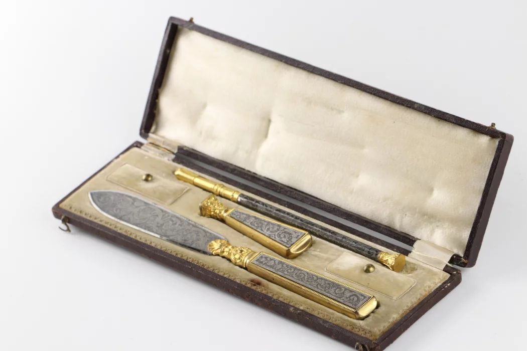 Writing set, in an original gift case