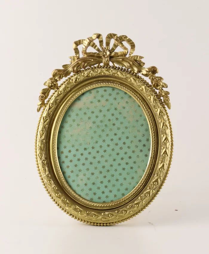 Bronze, gilded photo frame 