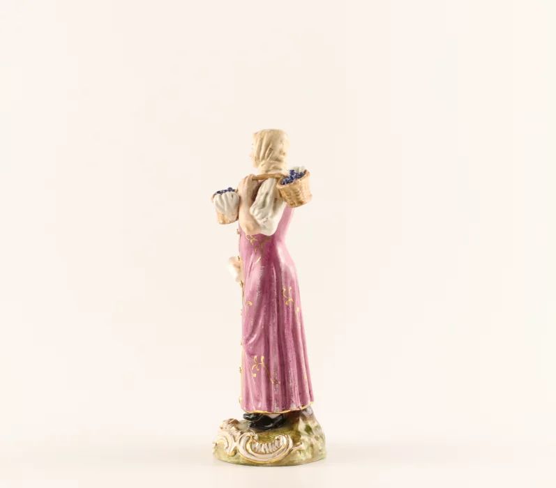 Porcelain figurine "Peasant Woman with Berries "