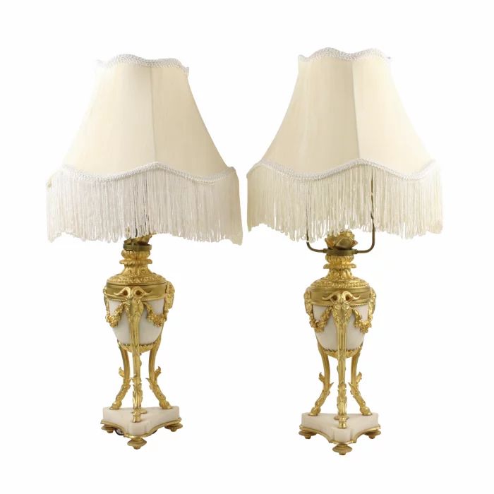 Pair of Louis XVI style table lamps