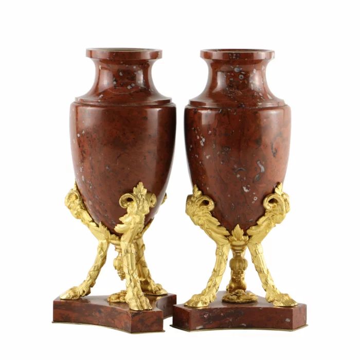 Pair of stone vases