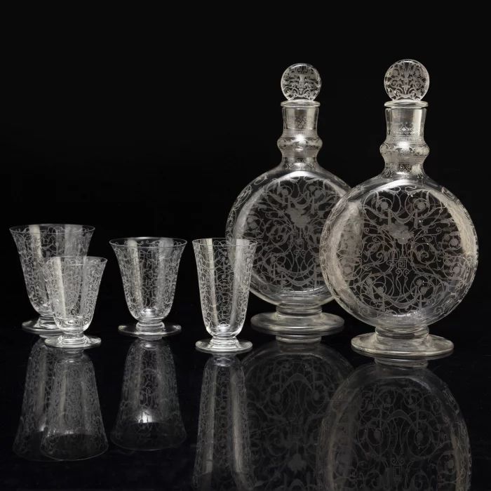 Сервиз из стекла "Baccarat"