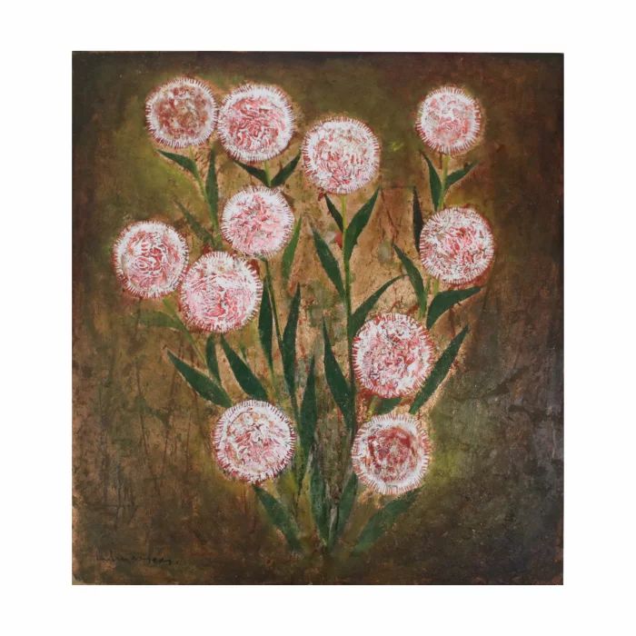 Painting "Chrysanthemums"  L. Mūrnieks