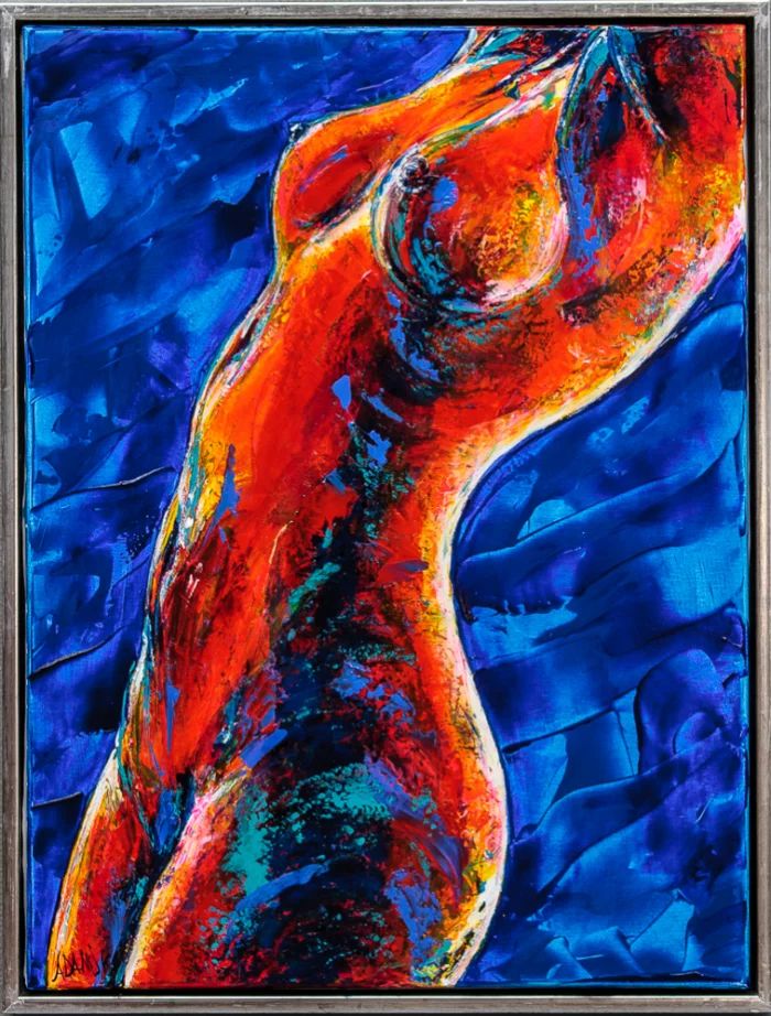 The painting Nude Model Antoni Adamski