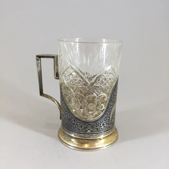 Silver cup holder Kubachi