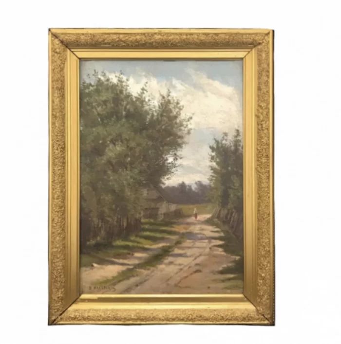 Painting "Rural landscape" V.Makovsky 