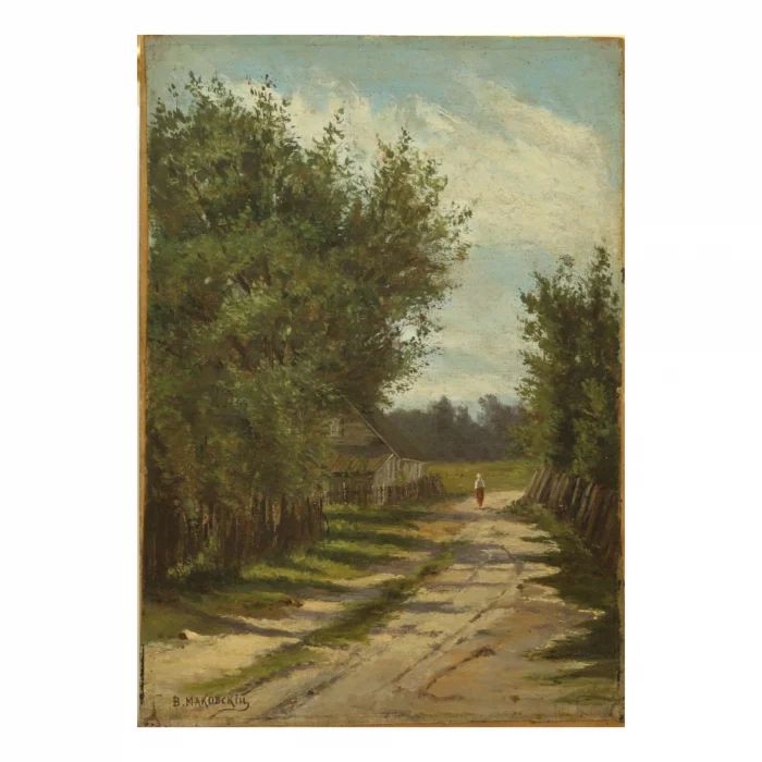 Painting "Rural landscape" V.Makovsky 
