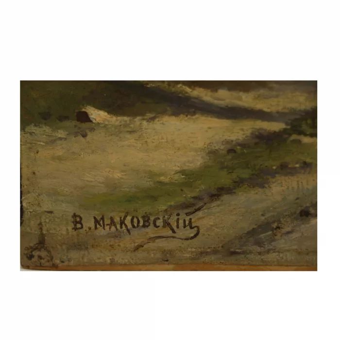 Painting "Rural landscape" V.Makovsky 