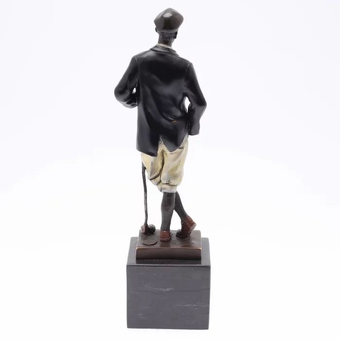 Bronze sculpture Golfer