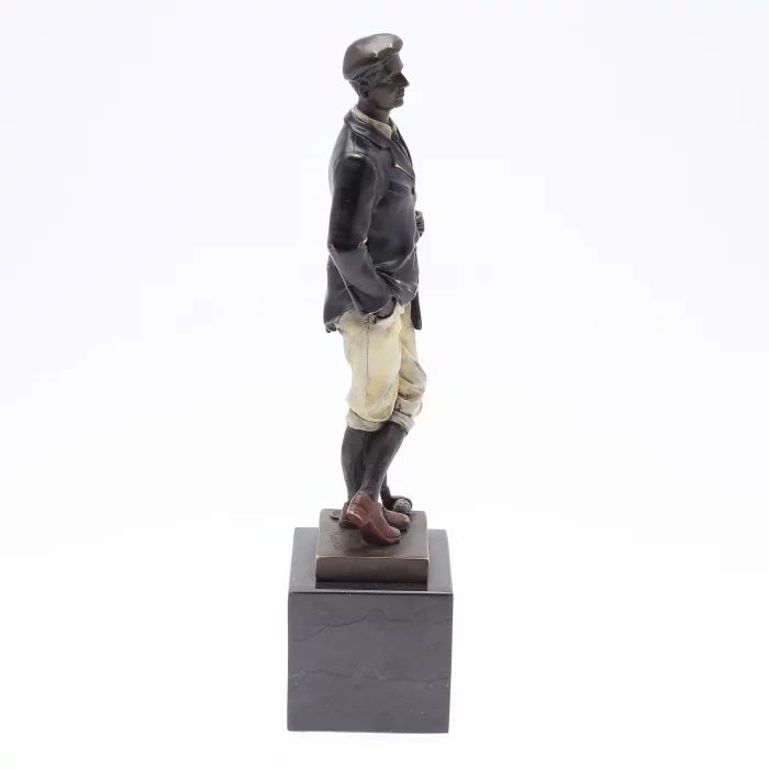 Bronze sculpture Golfer