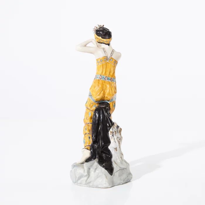 Porcelain figurine "Ballerina T. P. Karsavina as Zobeida in N. A. Rimsky-Korsakovs ballet" Scheherazade "