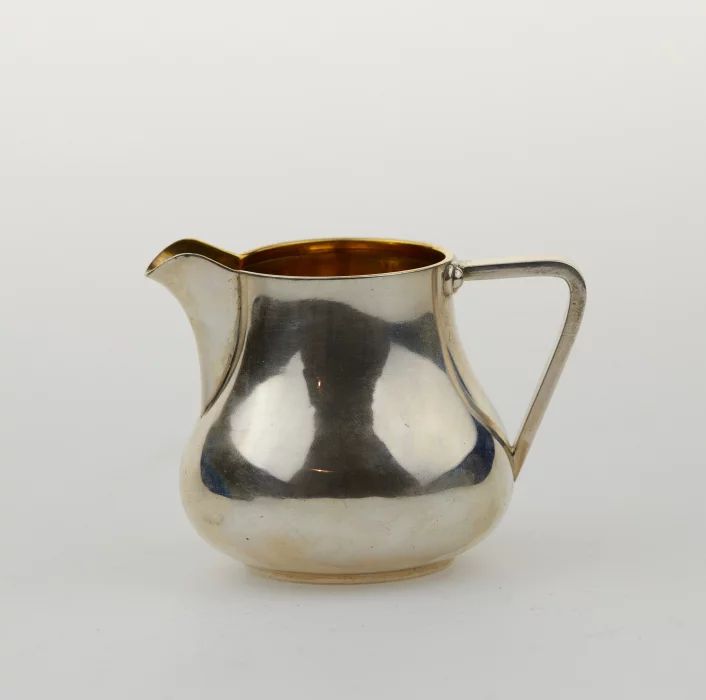 Silver creamer P.A. Ovchinnikov, Russia, Moscow, 1891. 