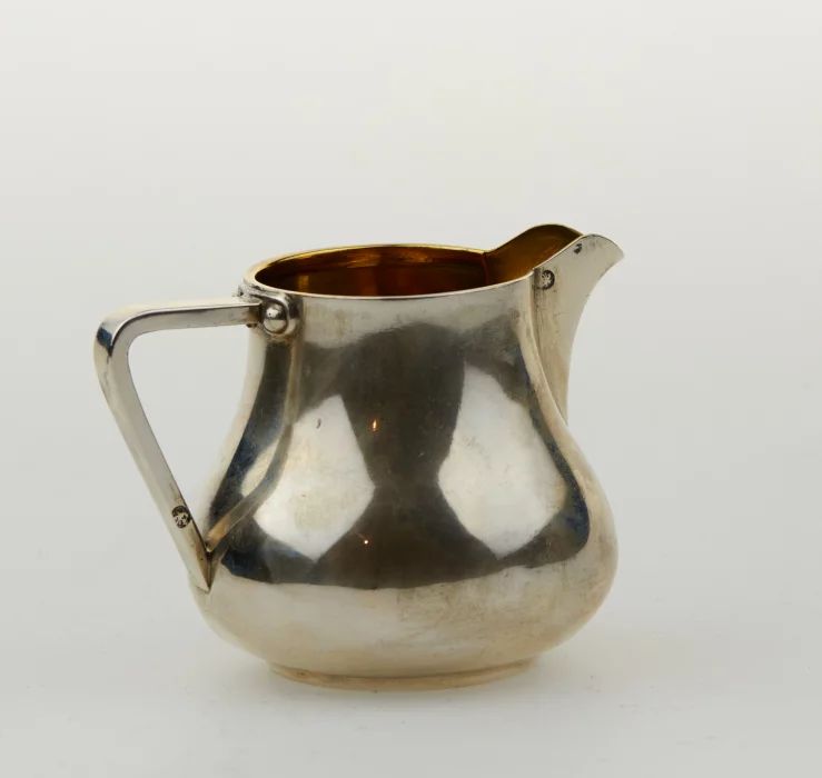 Silver creamer P.A. Ovchinnikov, Russia, Moscow, 1891. 