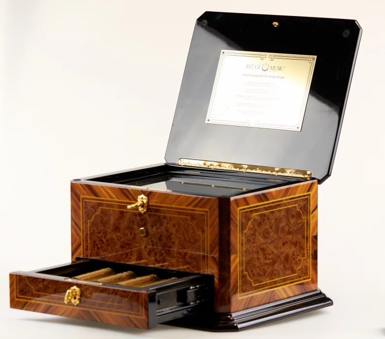 Swiss music box from the Reuge manufactory.