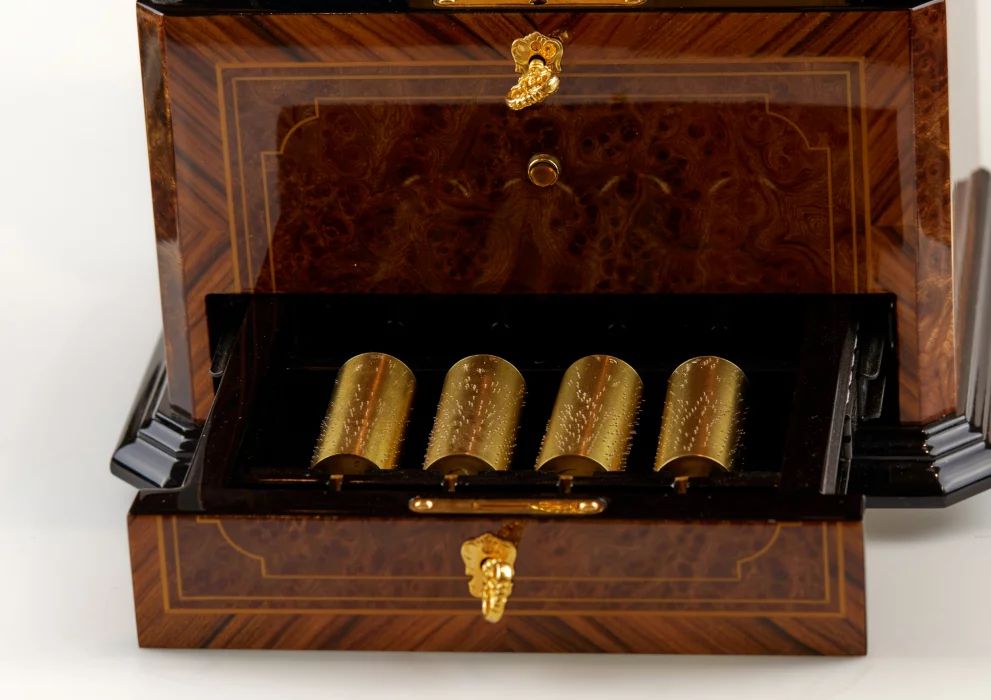 Swiss music box from the Reuge manufactory.