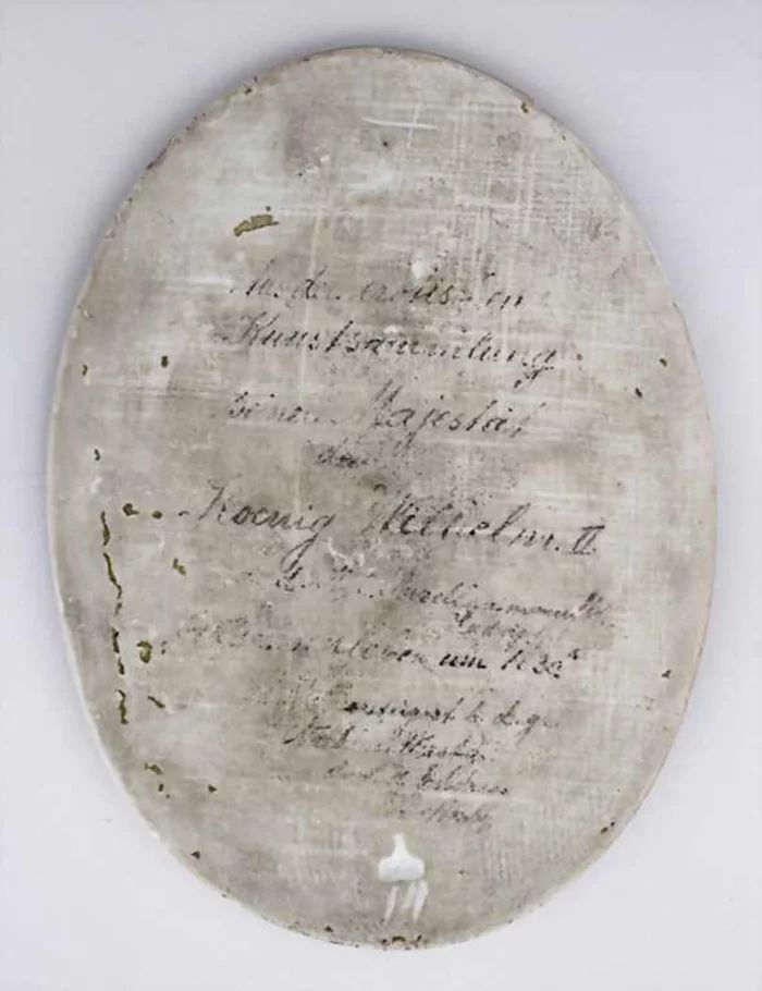 Plaque de porcelaine "Love Game", KPM Berlin, vers 1830 