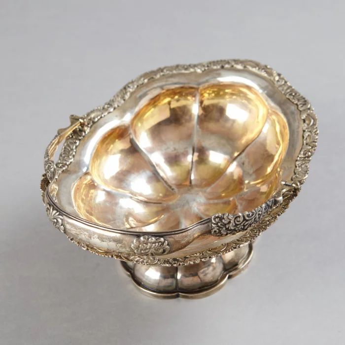 Silver candy bowl