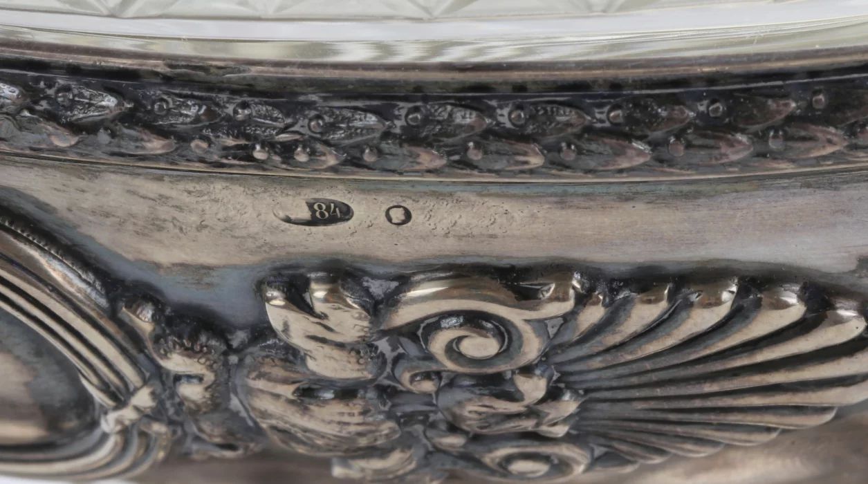 Silver vase. Grachev Brothers