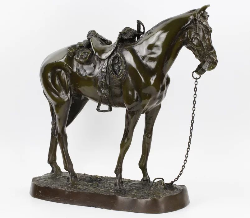 Sculpture en bronze Cheval