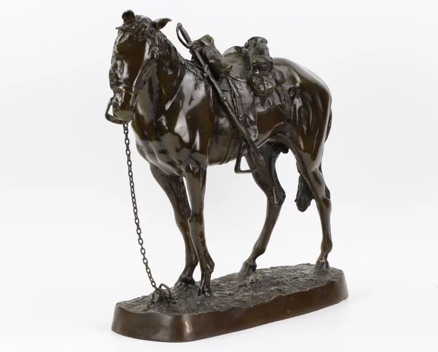 Sculpture en bronze Cheval