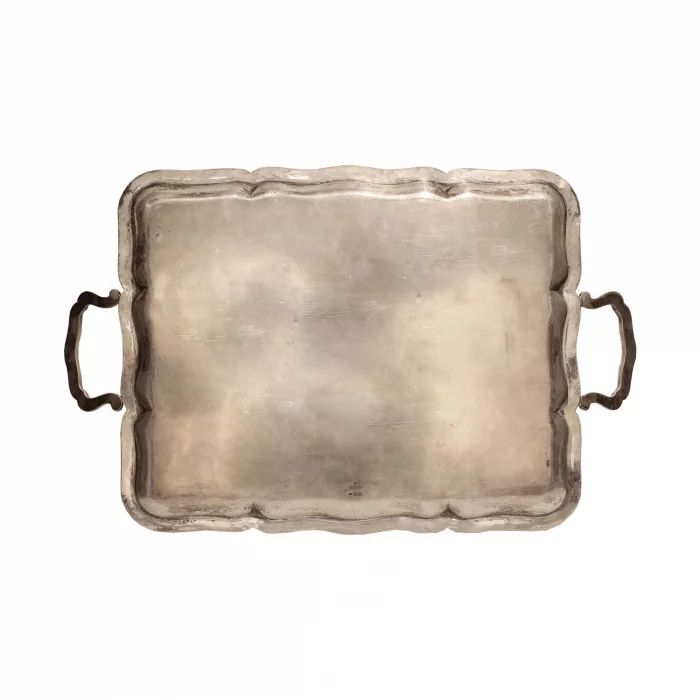 Silver tray, Khlebnikov. 