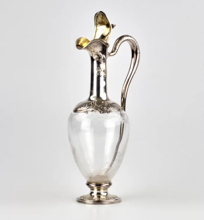 Glass wine jug