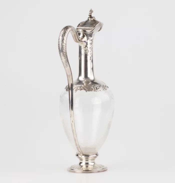 Glass wine jug