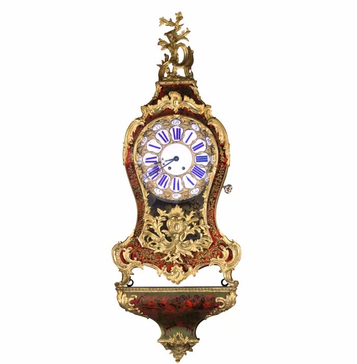 Clock with console in Boulle style