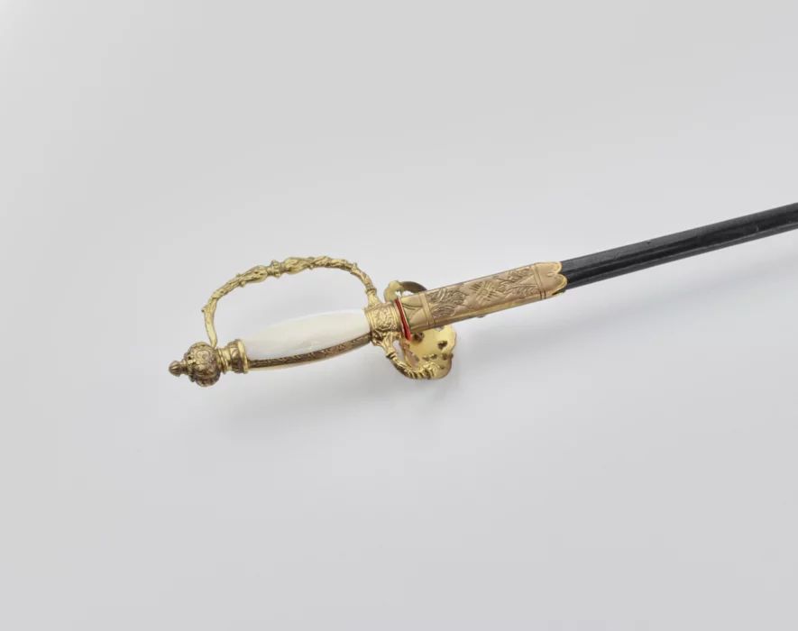 Sword for the uniform of the papal order of St. Gregory the Great, late 19th century