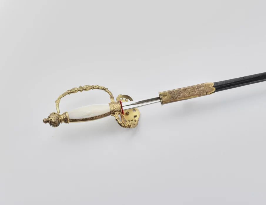 Sword for the uniform of the papal order of St. Gregory the Great, late 19th century