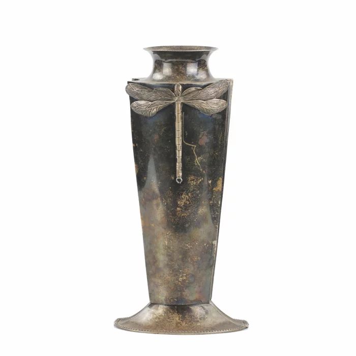 Silver vase "Dragonfly"