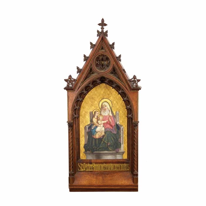 Icon "St. Anna with the Madonna and Child Christ"