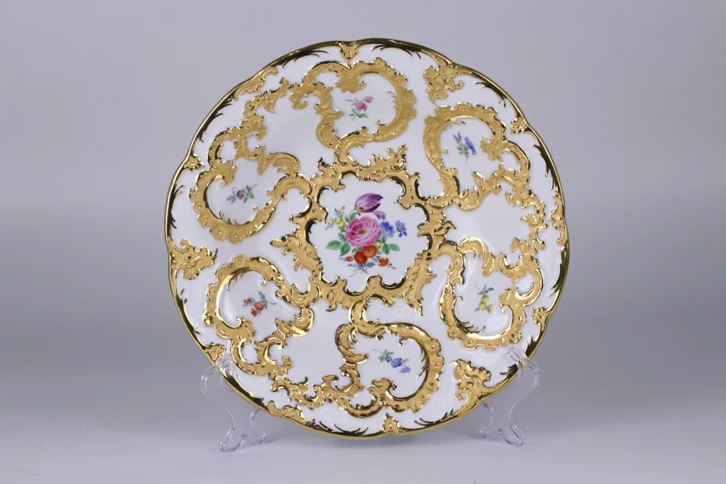 Plat decoratif. Meissen