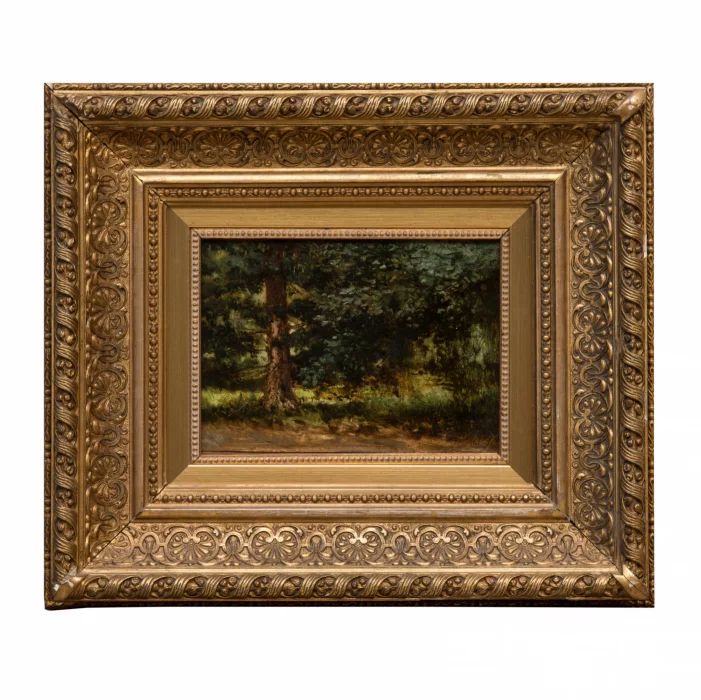 Landscape "Forest" by P. Bryullov (П. Брюллов )