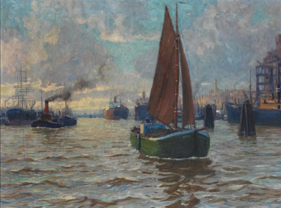 Peinture "Port"
