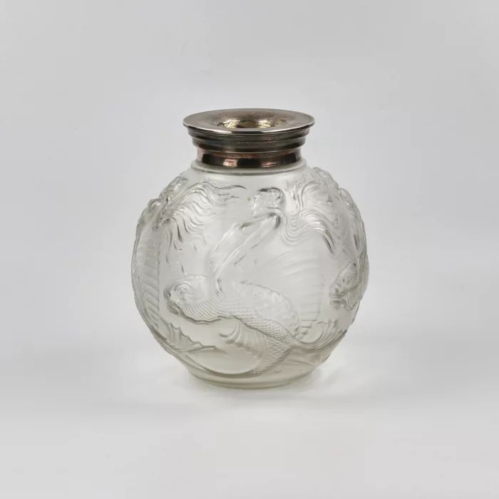 Art Deco glass vase.