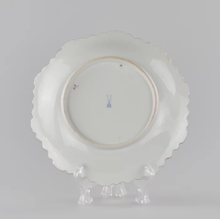 Assiette decorative Meissen.