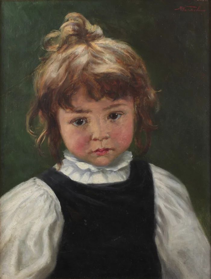 Portrait of a girl. Marie (Mizzi) Wunsch (1862-1898) 