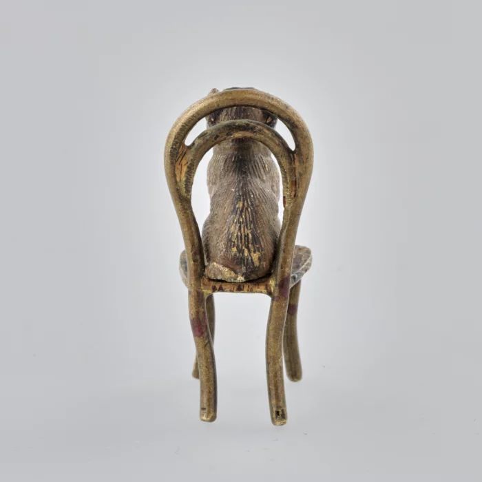 Vienna Bronze "Pug on a Chair"