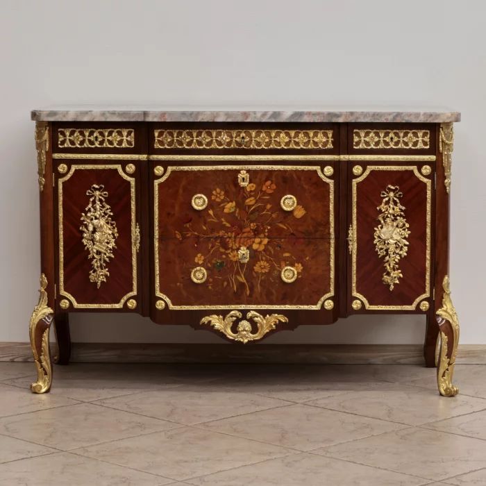 Louis XVI style chest of drawers