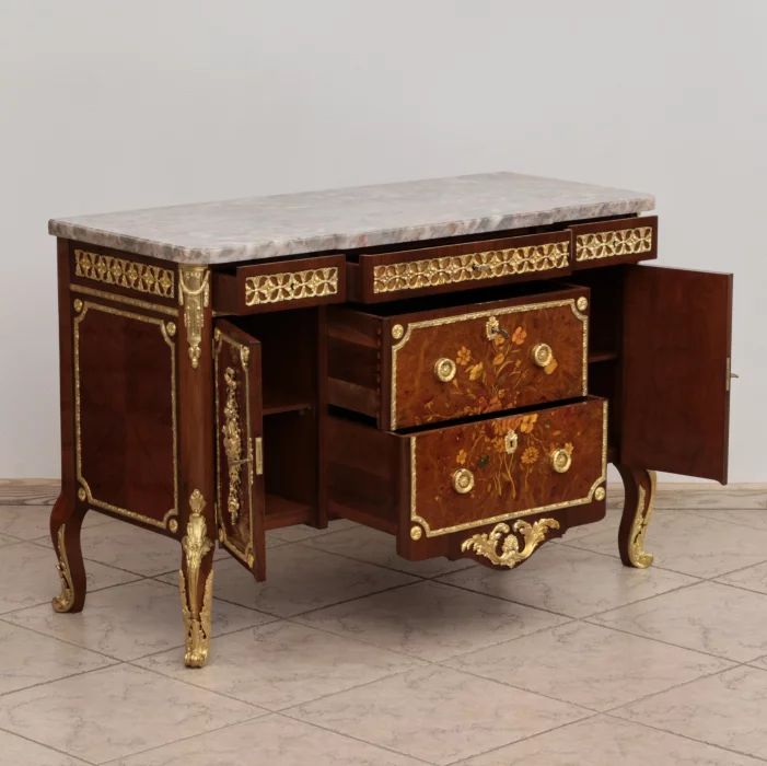 Louis XVI style chest of drawers